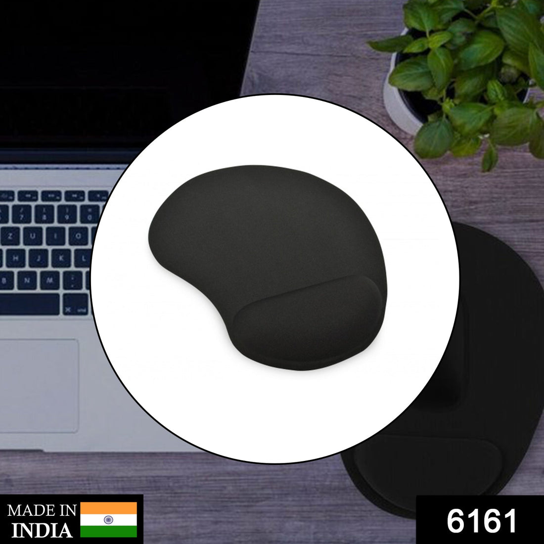 Wrist support mouse pad, providing comfort during computer use