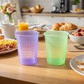 Unbreakable plastic glass set for outdoor activities