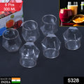 Set of crystal clear pilsner glasses showcasing their transparency.