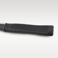 Side view highlighting the sharp cutting blade and pick axe functionality.