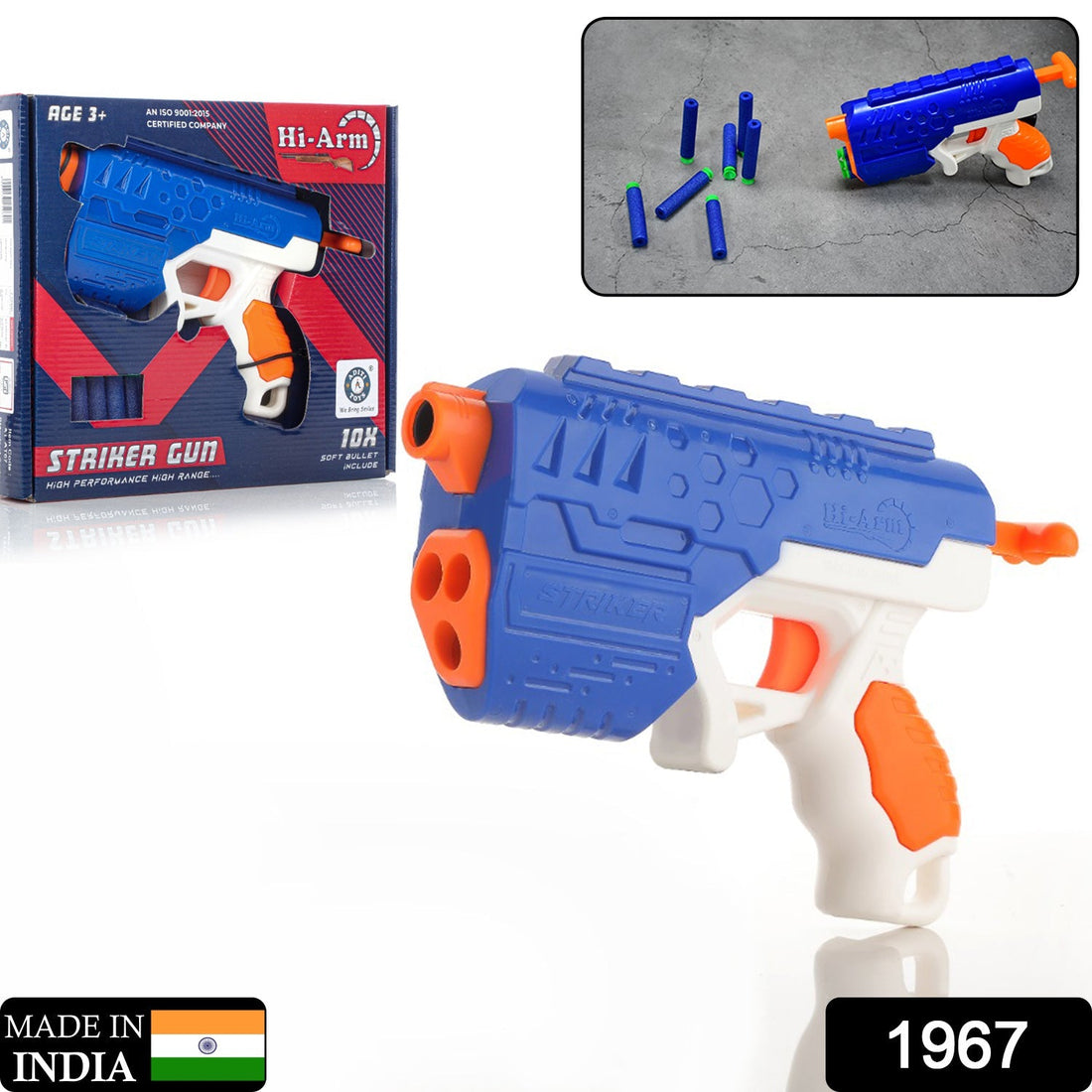 Kids playing with an Aditi foam bullet gun and target.