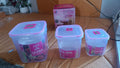 Kitchen storage container set for spices, snacks, and dry fruits
