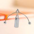 Elegant metal balance desk toy, a classic physics demonstration piece.