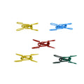 Steel wire metal clothes pin clips arranged with colourful PVC covers for easy use