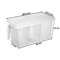 Close-up of the fresh-keeping box showing its secure airtight lid.