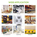 A central white pest repeller surrounded by eight square images depicting various application locations like a house and