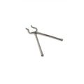 Front view of Ganesh Stainless Steel Tongs, a smart kitchen tool for daily use.