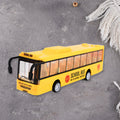Urban style yellow mini bus toy suitable for collectors and kids