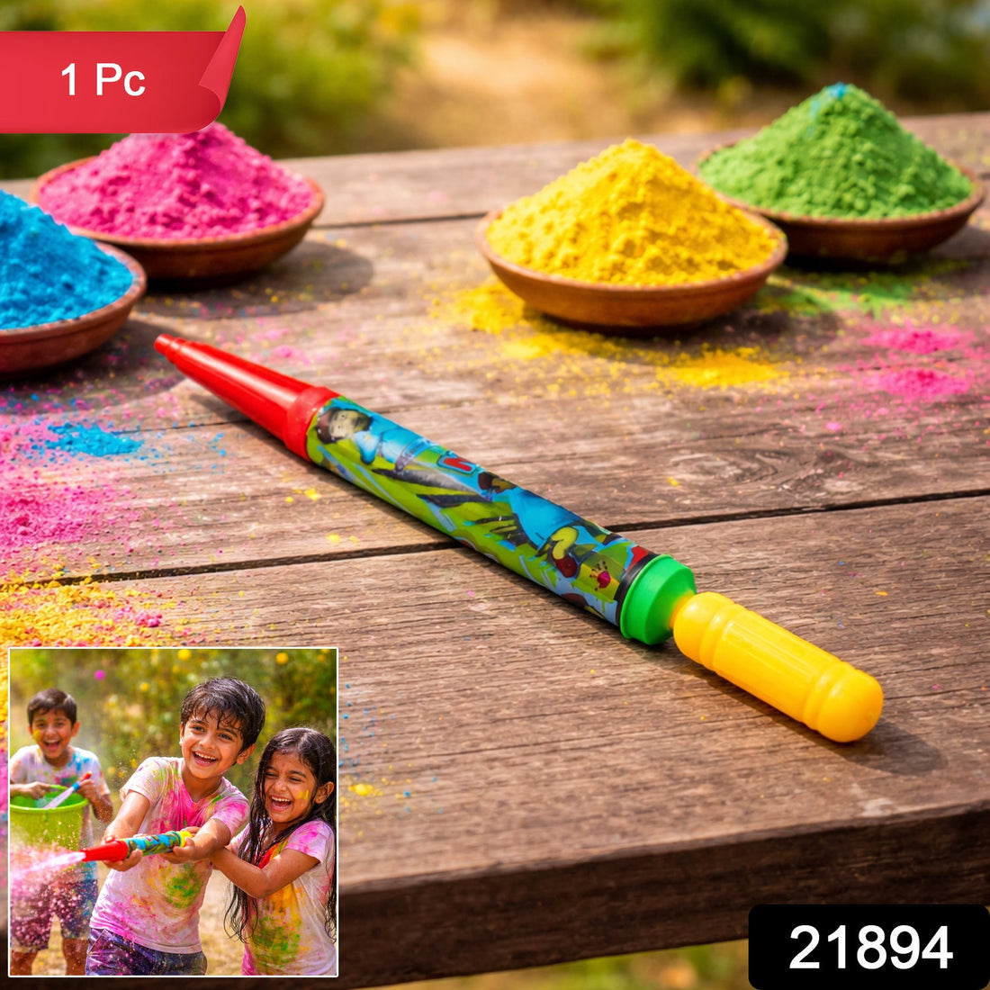 Long range plastic Holi pichkari water gun sprayer for kids