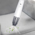 Mini handheld vacuum cleaner equipped with USB charging and washable filter system