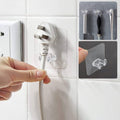 Wall hooks for kitchen storage, no drilling required