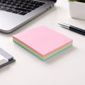 sticky note pad showing 100 sheets in 3x3 inch size