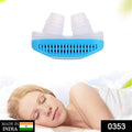 Ergonomic Anti-Snoring Nose Clip made of soft silicone for comfortable sleep.