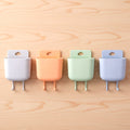 Plastic charging shelf holder designed for wall mounting and organization