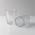 Detailed close-up of durable polycarbonate Mocktail Mug with spill-resistant rim