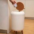 Compact plastic mini dustbin ideal for home waste disposal