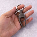 Metal key holder hook for keys