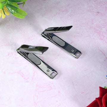 Stainless steel folding large nail clippers with nail file and sharp blades