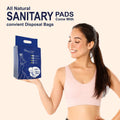 Packaging of Beautiful Basics sanitary pads, emphasizing the 40-pack quantity.