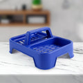 Close-up view of the 2-in-1 soap dish stand's drainage design.