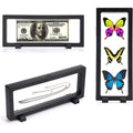 Inside view of transparent jewellery display box with secure PET membranes