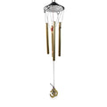 Handcrafted aluminium and iron dragonfly wind chime for patio decor