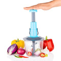 BladeSpin sharp 6 stainless steel blades used for chopping vegetables