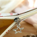 Neutral image showing zipper pouch from side