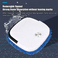 Cordless smart floor cleaner robot with washable microfiber mop pad