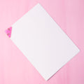 Triangle paper clip clasping office documents securely
