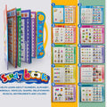 Learning book set for toddlers with phonics sound features