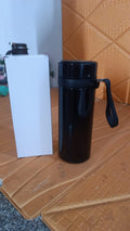 Vacuum insulated stainless steel water bottle designed for office and sports hydration