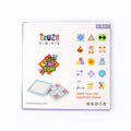 Tic Tac Toe puzzle game played indoors with family