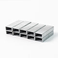 Rust-resistant galvanized steel staples for office, school, and home use