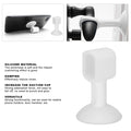 Durable silicone door stopper placed behind door lever to keep door open