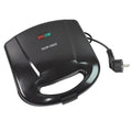 Side view of sandwich maker compact design and easy grip handle