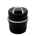 Luxe glow effect of portable car ashtray with lid