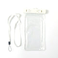 All-mobile size waterproof pouch close up with secure locking mechanism