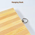 Eco-friendly wooden cutting board, gentle on knives.