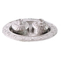 Puja return gift oval thali for festivals
