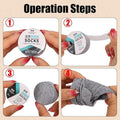 Multiple pairs of single-use socks bundled together for convenience.