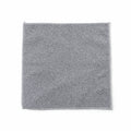Folded microfiber cloth emphasizing durability and reusability