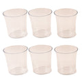 Daily use plastic glasses arranged in Apex Welcome Glass Set