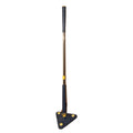 A user cleaning a floor with the long-handled Triangle Cleaning Mop.