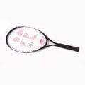 Lightweight tennis racket with its zippered full carrying cover