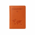 Organized travel passport wallet displaying multiple card slots