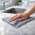 Microfiber cloth with detailed edges for superior cleaning performance
