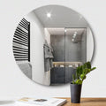 Square plastic mirror wall stickers used in room decoration