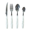 Modern stainless steel flatware set for everyday dining