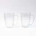 Apex Mocktail Mug Glass set of two with modern design for everyday beverages